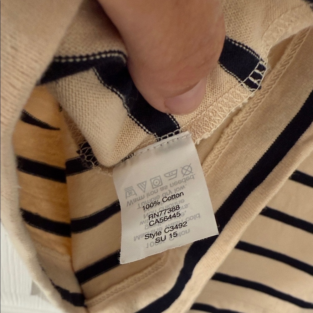 J.Crew Striped Short Sleeve Dress - Picture 7 of 8